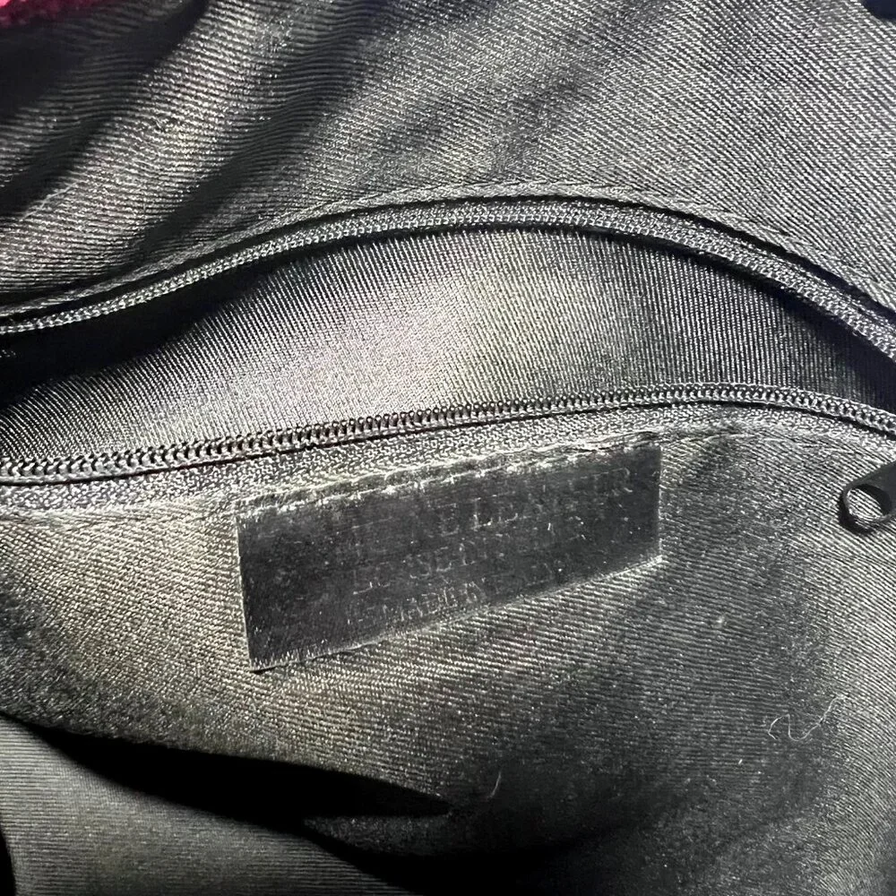 Borse In Pelle-Deines-Soft Calf Leather Crossbody Red Purse-Tassels-Adj Strap - Picture 14 of 15